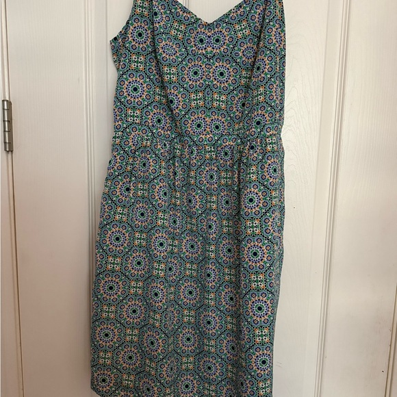 J. Crew Blue and White Patterned Mini Dress - Picture 3 of 3